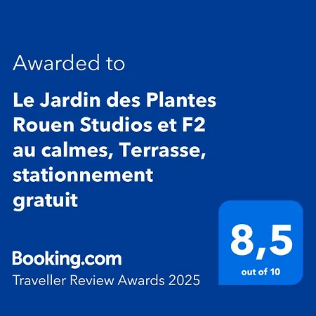 Апартаменты Le Jardin Des Plantes Et F2 Au Calmes, Terrasse, Stationnement Gratuit Руан