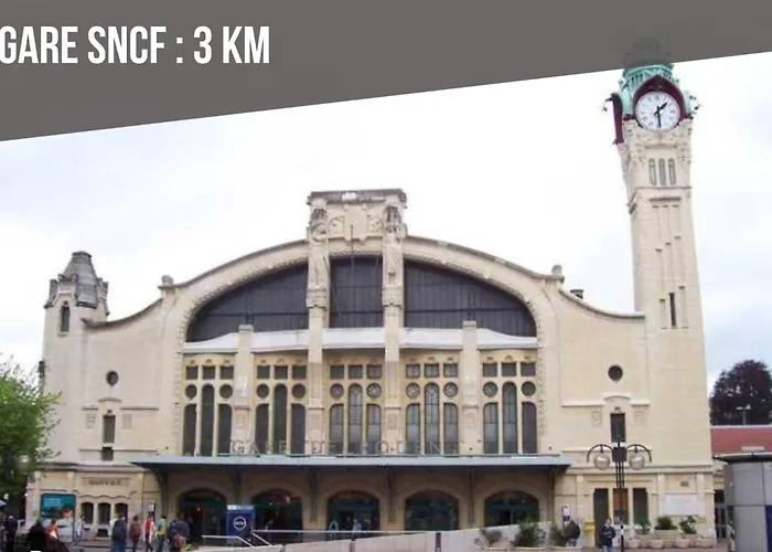 Le Jardin Des Plantes Et F2 Au Calmes, Terrasse, Stationnement Gratuit Rouen