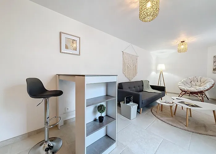 Appartement Le Jardin Des Plantes Et F2 Au Calmes, Terrasse, Stationnement Gratuit *